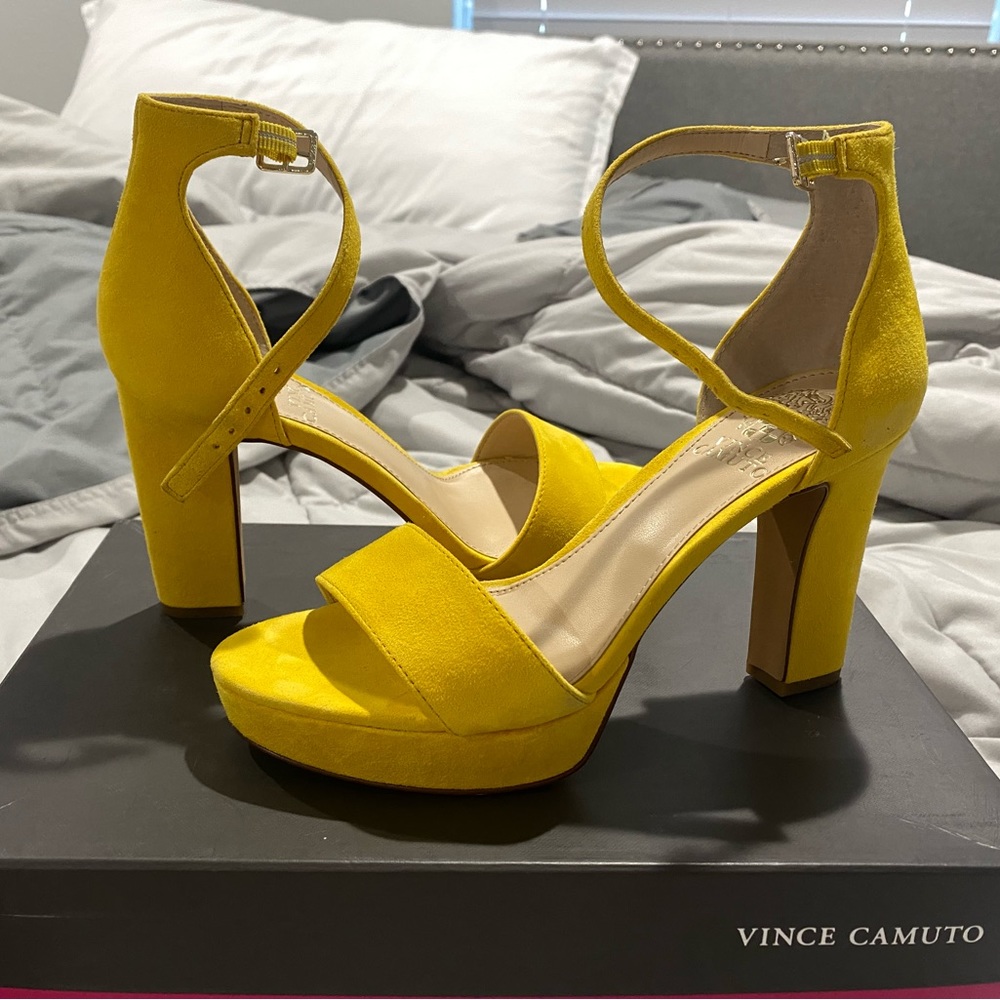 Vince camuto ankle strap heels